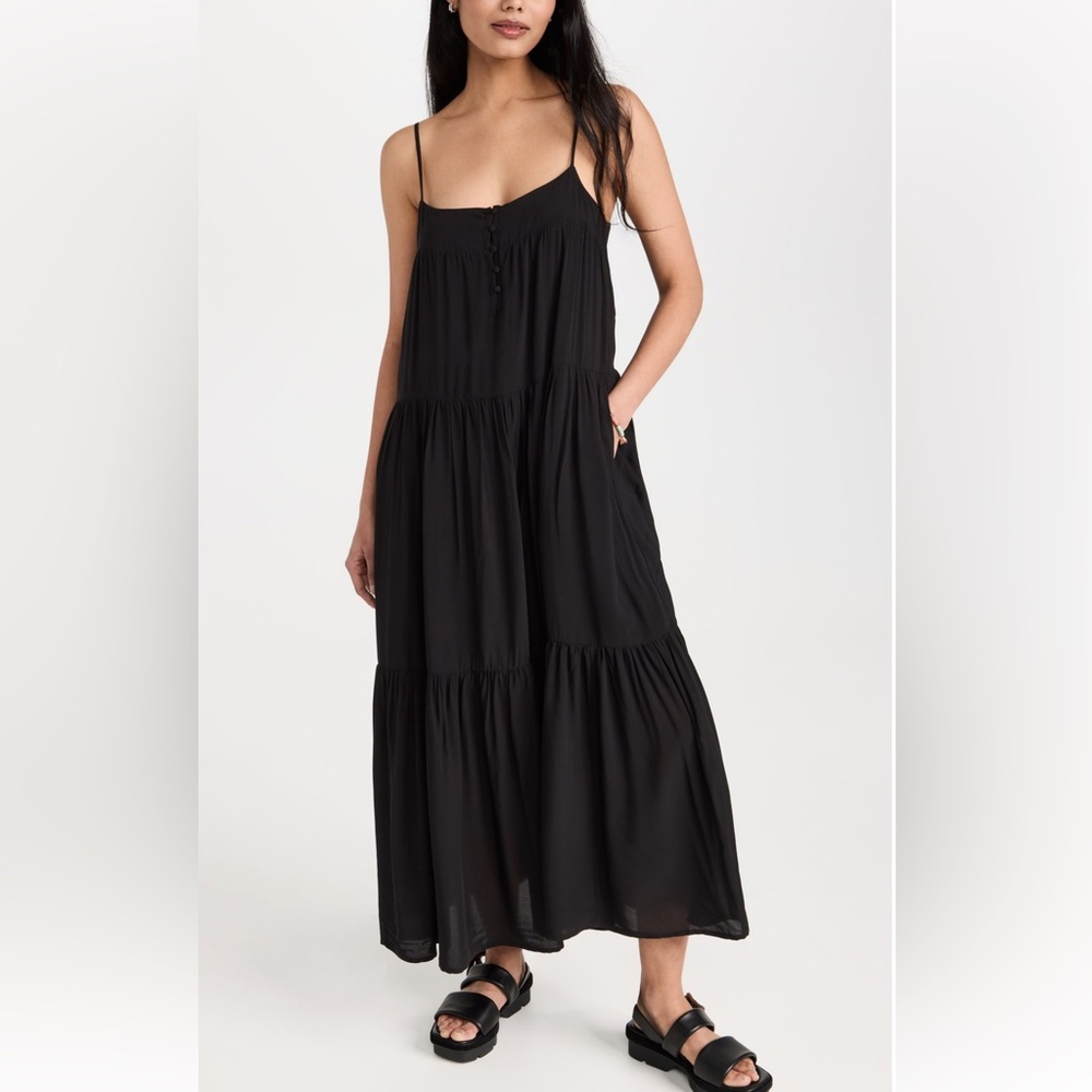 NWT Z Supply Waverly Maxi, Black, XS
